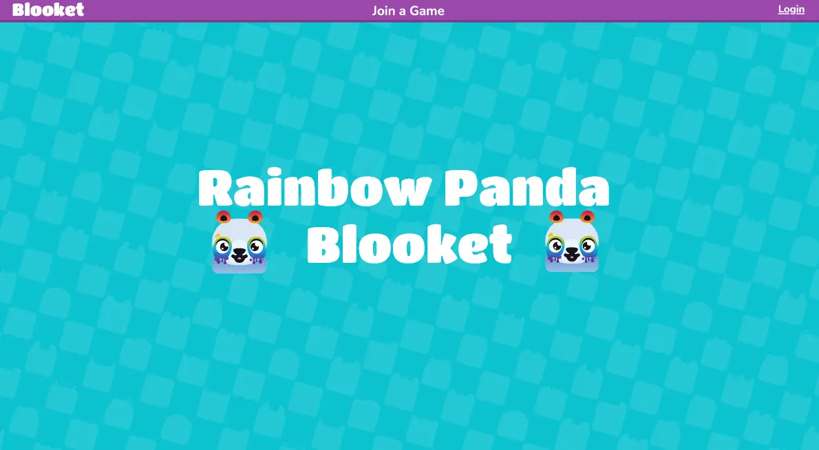 rainbow panda blooket