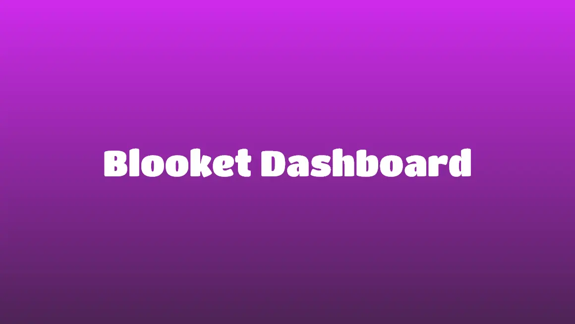 Blooket Dashboard