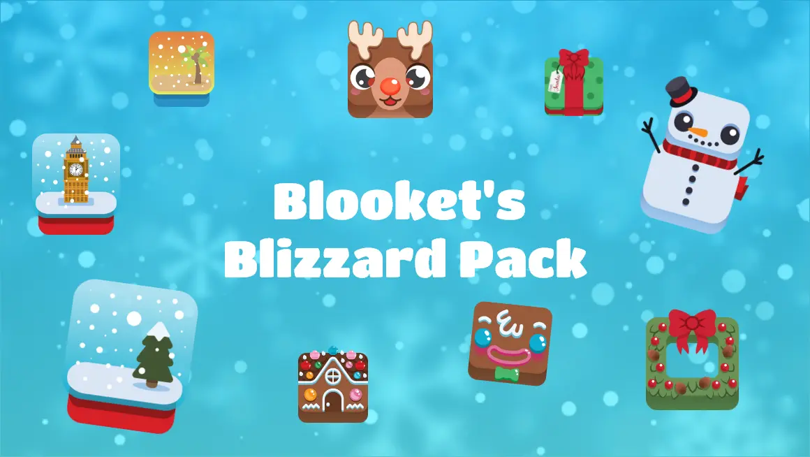 Be A Master of Blooket's Blizzard Pack December 2024